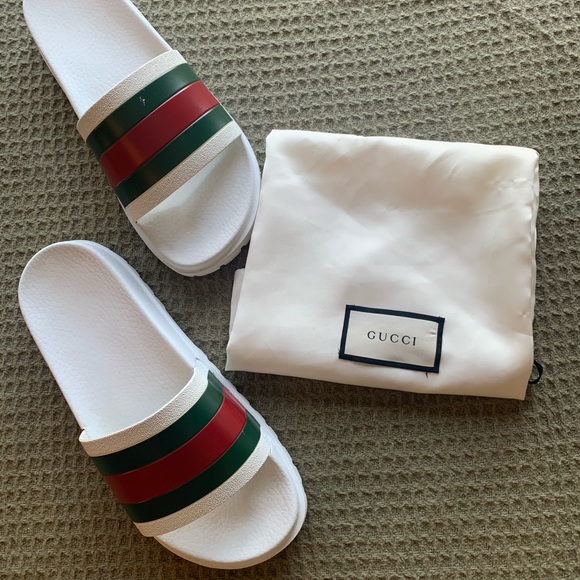 Gucci Other - Gucci Web Slide Sandals